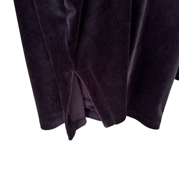 J.Jill Womens Velvet Top Size XL Black Pure Jill Comfy Casual Classic Boho Shirt - Picture 6 of 8